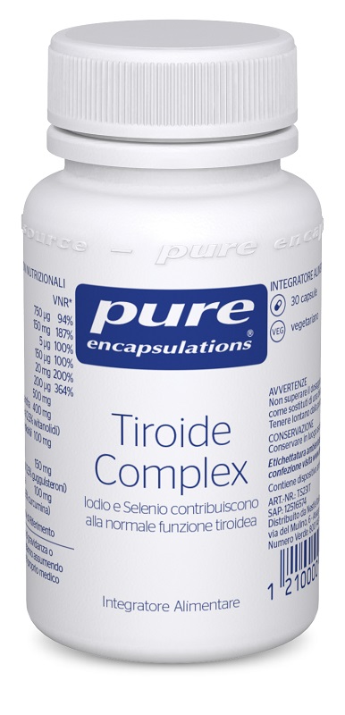 PURE ENCAPSULATIONS TIROIDE COMPLEX 30 CAPSULE - Gruppofarmastore.it