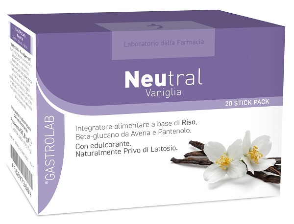 LABORATORIO DELLA FARMACIA NEUTRAL VANIGLIA 20 STICKPACK LINEA GASTROLAB - Gruppofarmastore.it