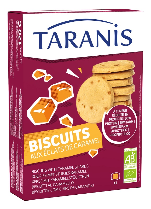 TARANIS BISCOTTI AL CARAMELLO 120 G - Gruppofarmastore.it