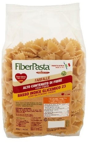 FIBERPASTA FARFALLE BASSO INDICE GLICEMICO 400 G - Gruppofarmastore.it