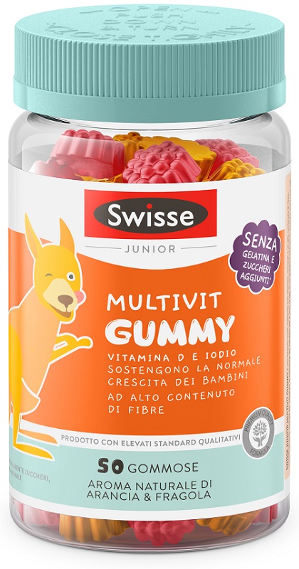 SWISSE JUNIOR MULTIVIT GUMMY 50 PASTIGLIE GOMMOSE - Gruppofarmastore.it