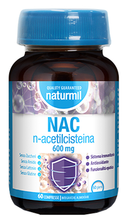 NATURMIL NAC N-ACETILCISTEINA 600 MG 60 COMPRESSE - Gruppofarmastore.it
