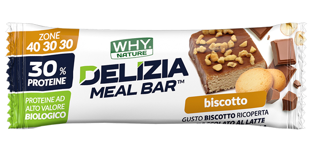 WHYNATURE DELIZIA MEAL BAR BISCOTTO 50 G - Gruppofarmastore.it