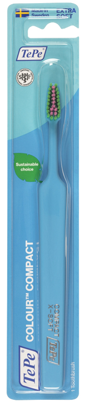 TEPE COLOUR SPAZZOLINO COMPACT SOFT TURQUOISE - Gruppofarmastore.it