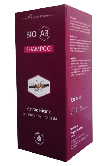 BIO A3 SHAMPOO EXTRA DELICATO 200 ML - Gruppofarmastore.it