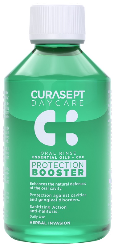 CURASEPT DAYCARE COLLUTORIO PROTECTION BOOSTER HERBAL INVESION 100 ML - Gruppofarmastore.it