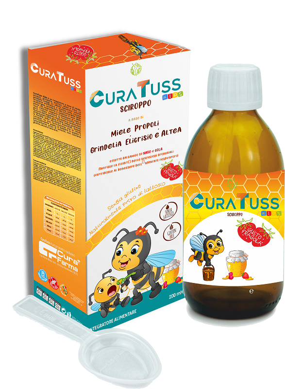 CURALIFE CURATUSS KIDS FRAGOLA 200 ML - Gruppofarmastore.it