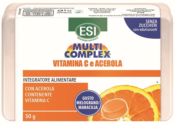 ESI MULTICOMPLEX VITAMINA C E ACEROLA CARAMELLE 50 G - Gruppofarmastore.it