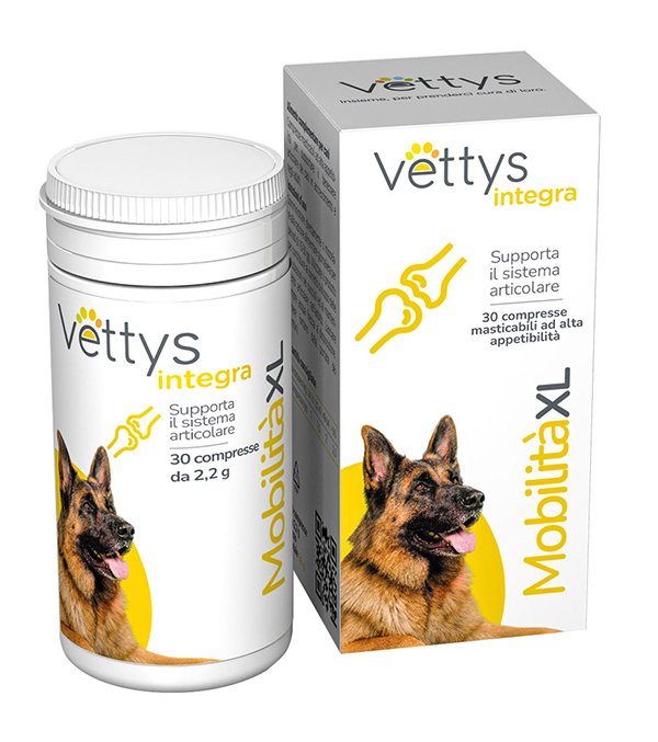 VETTYS INTEGRA MOBILITA' XL CANE 30 COMPRESSE MASTICABILI - Gruppofarmastore.it