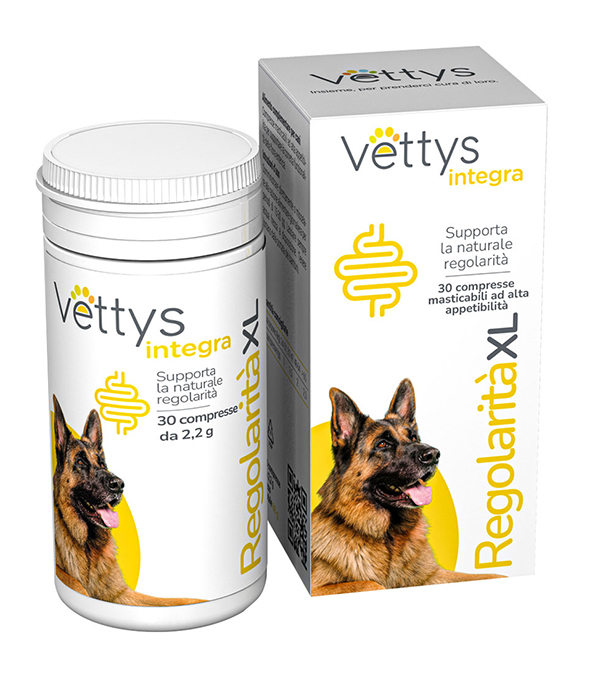 VETTYS INTEGRA REGOLARITA' XL CANE 30 COMPRESSE MASTICABILI - Gruppofarmastore.it