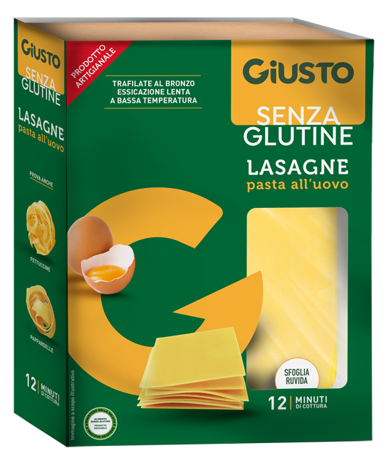 GIUSTO SENZA GLUTINE SFOGLIE LASAGNE 200 G - Gruppofarmastore.it
