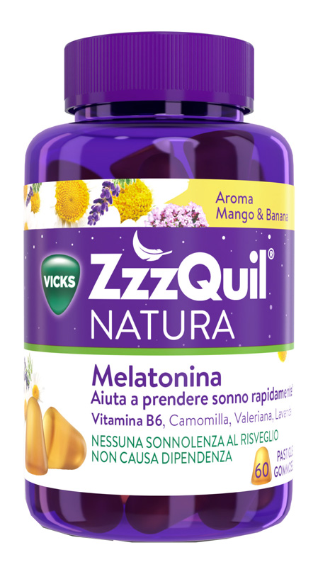 ZZZQUIL NATURA MANGO & BANANA 60 PASTIGLIE GOMMOSE - Gruppofarmastore.it