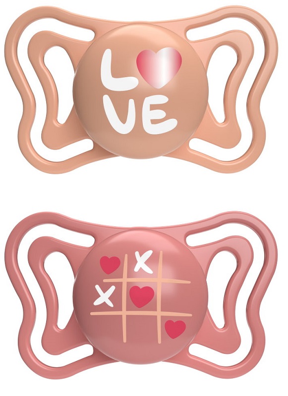 CHICCO SUCCHIETTO LIGHT ROSA SILICONE 16-36M 2 PEZZI - Gruppofarmastore.it