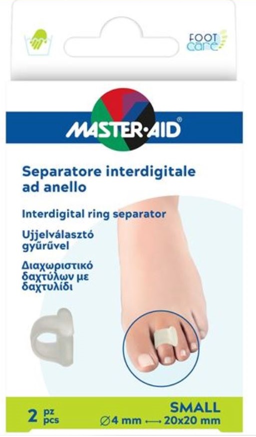 SEPARATORE DITA MASTER-AID FOOTCARE CON ANELLO SMALL 2 PEZZI C17 - Gruppofarmastore.it