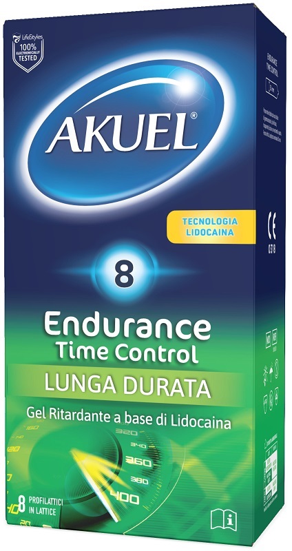 PROFILATTICO AKUEL ENDURANCE TIME CONTROL 8 PEZZI - Gruppofarmastore.it