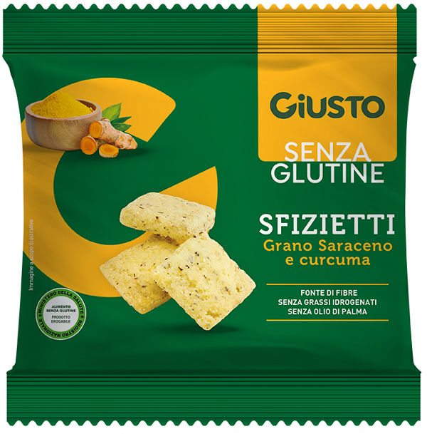 GIUSTO SENZA GLUTINE SFIZIETTI GRANO SARACENO 40 G - Gruppofarmastore.it