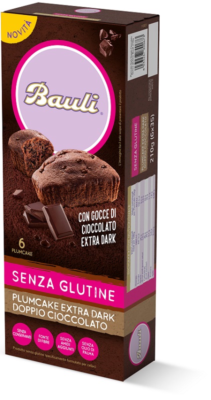 BAULI PLUMCAKE EXTRA DARK DOPPIO CIOCCOLATO 210 G - Gruppofarmastore.it
