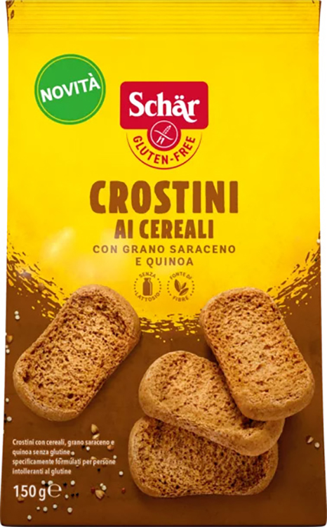 SCHAR CROSTINI AI CEREALI 150 G - Gruppofarmastore.it