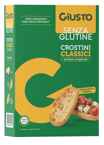 GIUSTO SENZA GLUTINE CROSTINI 200 G - Gruppofarmastore.it