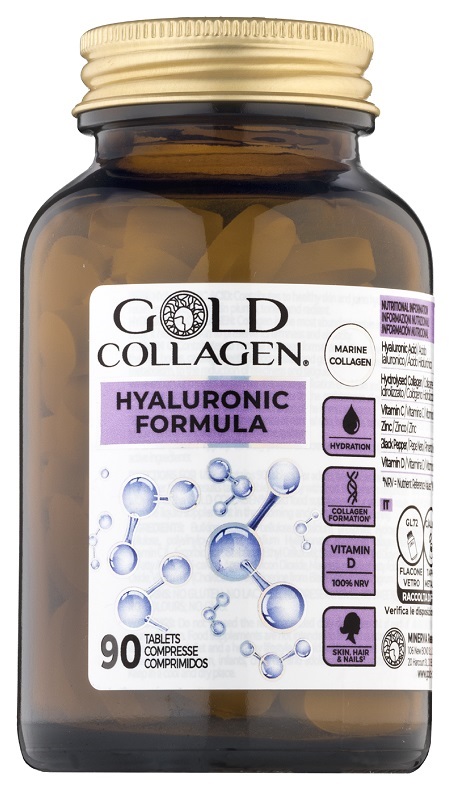 GOLD COLLAGEN HYALURONIC 90 COMPRESSE - Gruppofarmastore.it