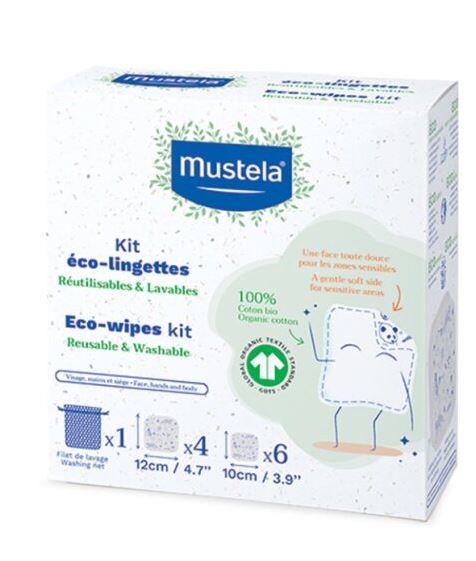 MUSTELA SALVIETTE LAVABILI RIUTILIZZABILI 10 PEZZI - Gruppofarmastore.it