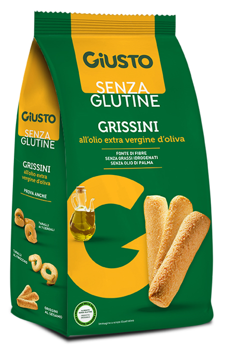 GIUSTO SENZA GLUTINE GRISSINI 150 G - Gruppofarmastore.it