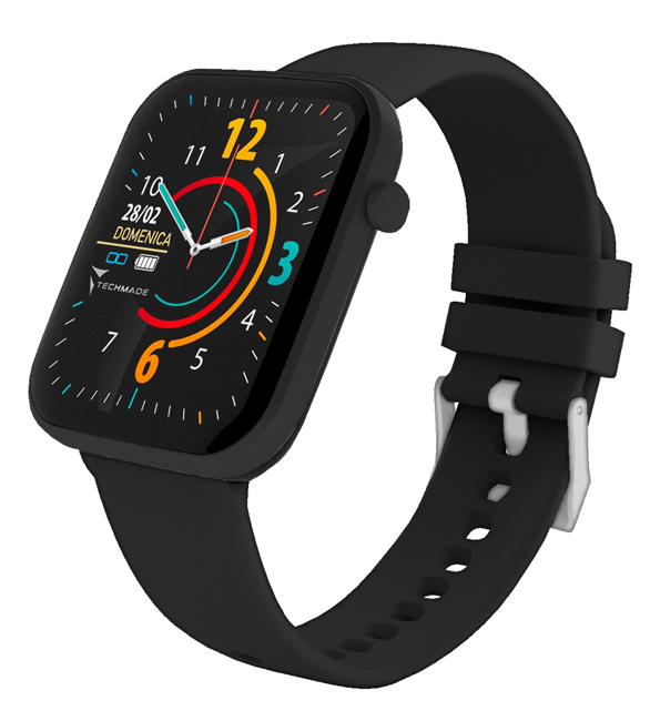 TECHMADE HAVA SMARTWATCH TOTAL BLACK - Gruppofarmastore.it