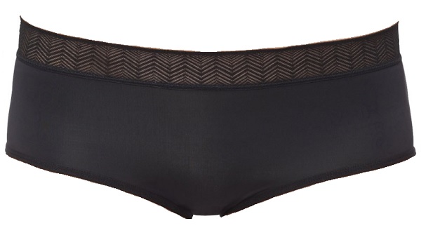 SELENACARE SLIP ASSORBENTE CICLO MESTRUALE MODELLO HIPSTER NERO L - Gruppofarmastore.it