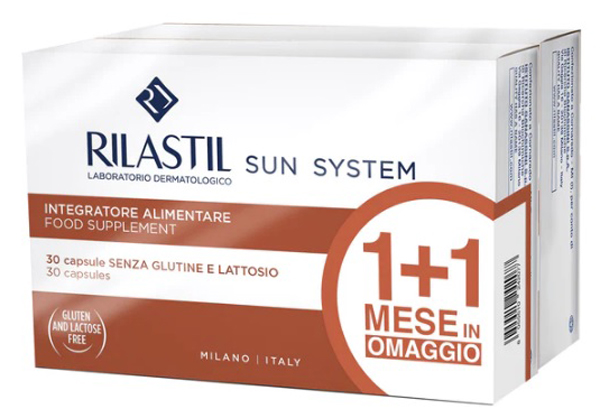 RILASTIL SUN SYSTEM CAPSULE 1+1 30 CAPSULE + 30 CAPSULE - Gruppofarmastore.it