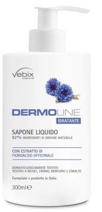 VEBIX DERMOLINE FIORDALISO SAPONE LIQUIDO 300 ML - Gruppofarmastore.it