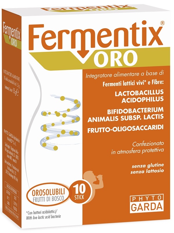 FERMENTIX ORO 10 STICK OROSOLUBILI DA 1,5 G - Gruppofarmastore.it