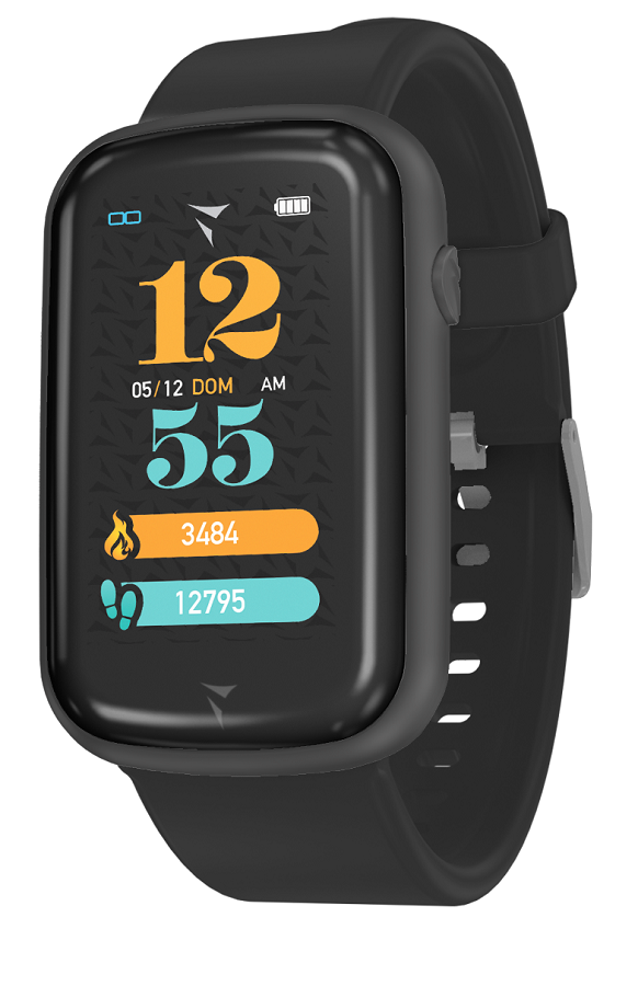 TECHMADE STEPS SMARTWATCH TOTAL BLACK - Gruppofarmastore.it
