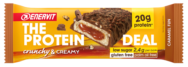 THE PROTEIN DEAL CARAMEL FUN BARRETTA 55 G - Gruppofarmastore.it
