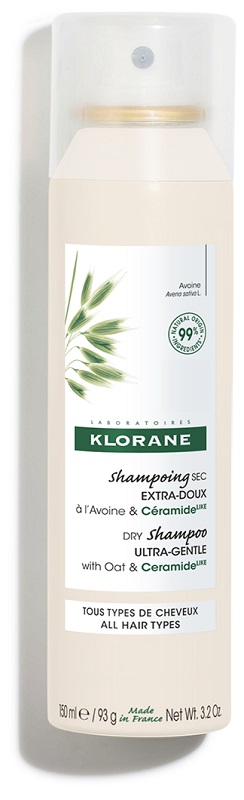 KLORANE SHAMPOO SECCO EXTRA DELICATO AVENA&CERAMIDE TUTTI I TIPI DI CAPELLI SPRAY 150 ML - Gruppofarmastore.it