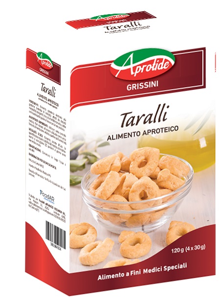 APROTIDE GRISSINI TARALLI 4 PEZZI DA 30 G - Gruppofarmastore.it
