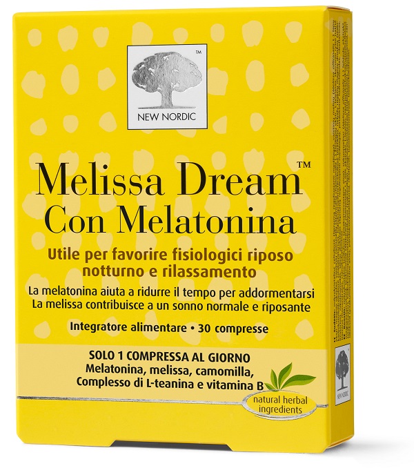 MELISSA DREAM CON MELATONINA 30 COMPRESSE - Gruppofarmastore.it