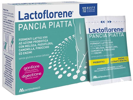 LACTOFLORENE PANCIA PIATTA 10 BUSTINE - Gruppofarmastore.it