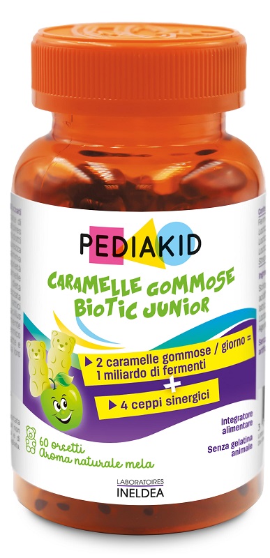PEDIAKID BIOTIC JUNIOR 60 ORSETTI GOMMOSI - Gruppofarmastore.it