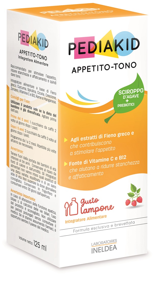 PEDIAKID APPETITO E TONO SCIROPPO 125 ML - Gruppofarmastore.it