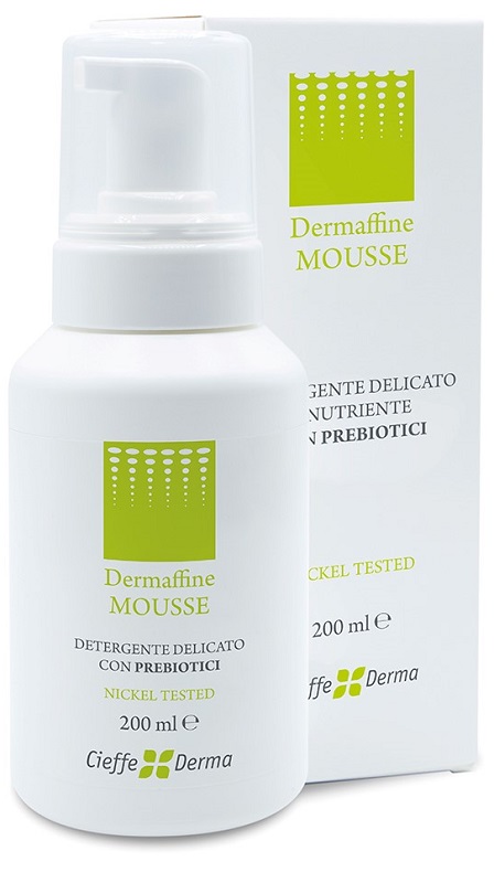 DERMAFFINE MOUSSE DETERGENTE DELICATO E NUTRIENTE CON PREBIOTICI 200 ML - Gruppofarmastore.it
