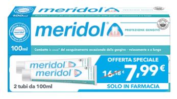 MERIDOL DENTIFRICIO PROTEZIONE GENGIVE 2 PEZZI DA 100 ML - Gruppofarmastore.it