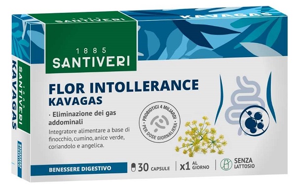 FLOR INTOLLERANCE KAVAGAS 30 CAPSULE - Gruppofarmastore.it