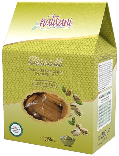 BISCOTTI AL PISTACCHIO DI SICILIA 200 G - Gruppofarmastore.it