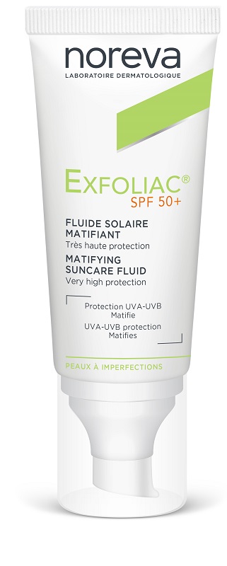 EXFOLIAC FLUIDE SOLAIRE MATIFIANT SPF50+ 40 ML - Gruppofarmastore.it
