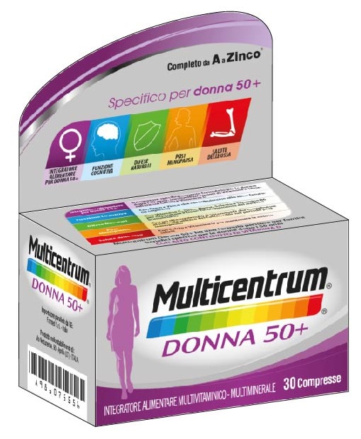 MULTICENTRUM DONNA 50+ 30 COMPRESSE - Gruppofarmastore.it