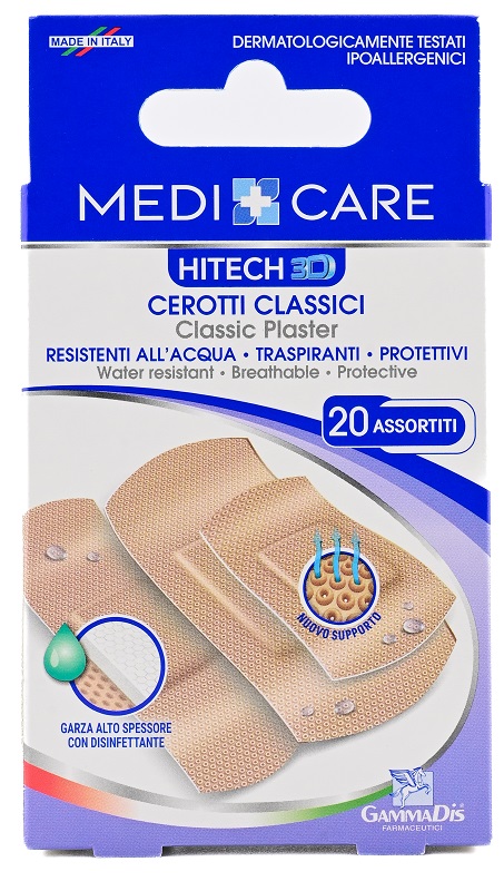 CEROTTO MEDICARE CLASSICI 3D ASSORTITI 20 PEZZI - Gruppofarmastore.it