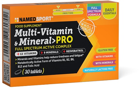MULTI-VITAMIN&MINERAL PRO 30 COMPRESSE - Gruppofarmastore.it