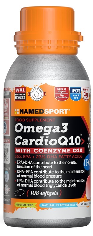 OMEGA3 CARDIOQ10 108 SOFTGELS - Gruppofarmastore.it