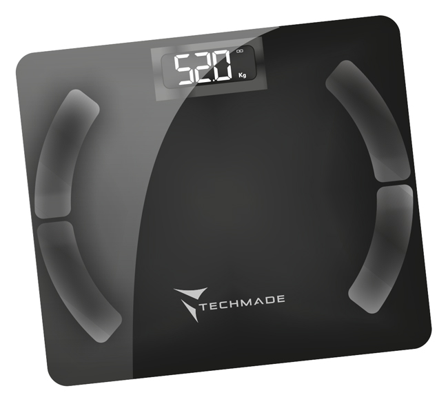 TECHMADE BILANCIA SMART BLACK - Gruppofarmastore.it