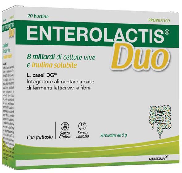 ENTEROLACTIS DUO INULINA 20 BUSTINE 5 G - Gruppofarmastore.it